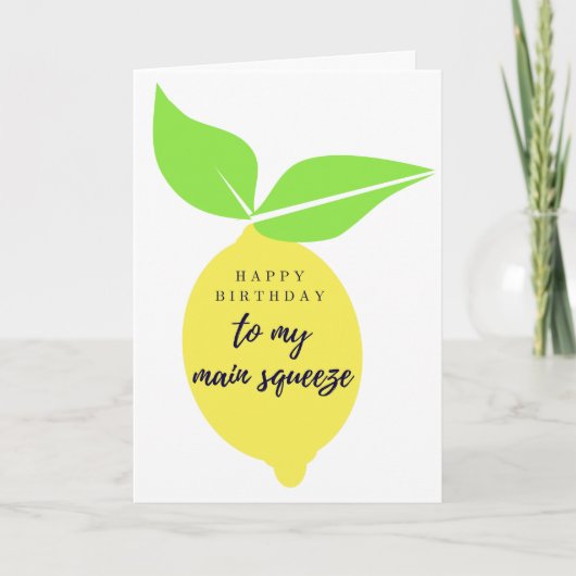 Auf meine Geburtstagskarte Karte (Vorderseite)