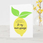 Auf meine Geburtstagskarte Karte (Gelbe Blume)