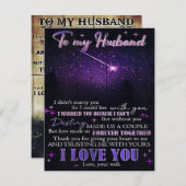 Auf meine Handballdekoration, Liebe zitiert Buchst Einladung (Vorne/Hinten)