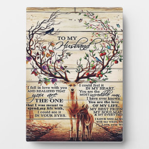 Auf meine Handschrift-Dekoration   Geschenk für Eh Fotoplatte