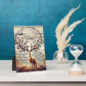 Auf meine Handschrift-Dekoration | Geschenk für Eh Fotoplatte (Seite)