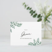 Auf meine Hochzeitskarte im Bräutigam Postkarte (Stehend Vorderseite)