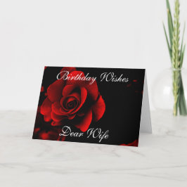 AUF MEINE LIEBE EHEFRAU GREETCARD DANKESKARTE