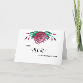 Auf meine Mama Hochzeitstagskarte Karte