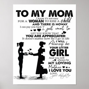 Auf meine Mama Wohngestaltung   Geschenk für Urlau Poster