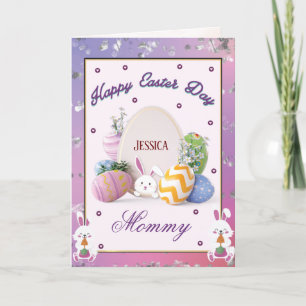 Auf meine Mama zur Ostertages-Urlaubskarte Feiertagskarte