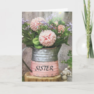 AUF MEINE PHANTASTISCHE **SISTER** GEBURTSTAGSKART KARTE