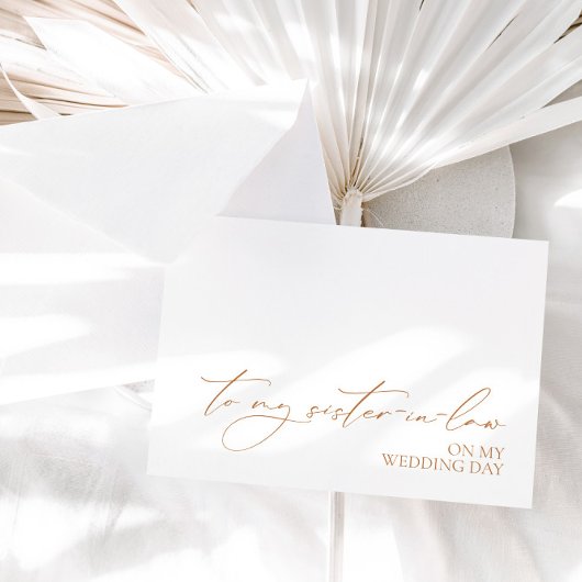 "Auf meine Schwiegermutter am Hochzeitstag"-Karte