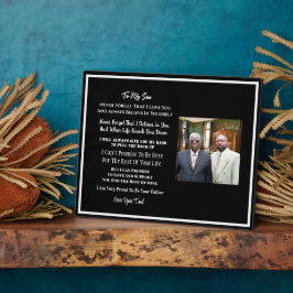 Auf meine Sonnenstraße Fotoplatte