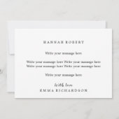 Auf meine Soul Sister Funny Birthday Card mit Meld Einladung (Rückseite)