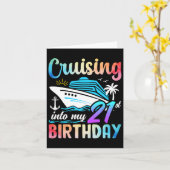 Auf meinem 21. Geburtstag 21 Jahre alt Karte (Gelbe Blume)