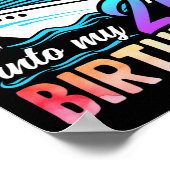 Auf meinem 21. Geburtstag 21 Jahre alt Poster (Ecke)