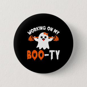 Auf meinem Boo-ty-Gym-Hintern Boo-tee Ghost Pun Me Button
