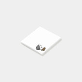 Auf meinem Computer Lustige Computer Braune Katze Post-it Klebezettel (angewinkelt)