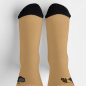 Auf meinem Computer Lustiges Computer Braunkatze M Socken (Oben)