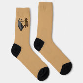 Auf meinem Computer Lustiges Computer Braunkatze M Socken (Rechts)