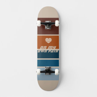 Auf meinem eigenen Weg Skateboard