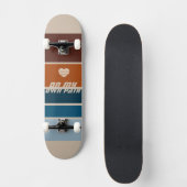 Auf meinem eigenen Weg Skateboard (Vorderseite)