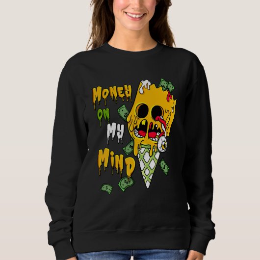 Auf meinem Kopf Bart Eiscreme Del Sol 13s passend Sweatshirt (Vorderseite)