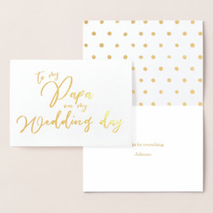 Auf meinem Papa auf meiner Tageskarte Folienkarte