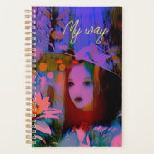 Auf meinem Weg, eine schöne Frau abstrakt Planer (Vorderseite)