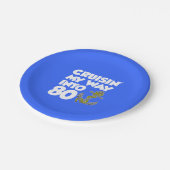 Auf meinem Weg in 80 Anchor Teller des 70. Party (Schrägansicht)