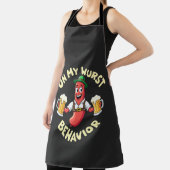 Auf meinem Wurst Behavior Funny Oktoberfest Festiv Schürze (InSitu)