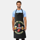 Auf meinem Wurst Behavior Funny Oktoberfest Festiv Schürze (Getragen)