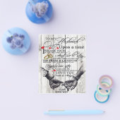 Auf meinen Brief, Liebe zitiert Geschenke Flyer (Einzeln)