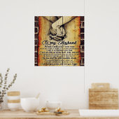 Auf meinen Brieftbrief, Liebliche Zitate Geschenk Poster (Küche)