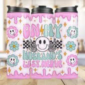 Auf meinen Ehemännern letzten Nerve Funny 3D aufge Thermosbecher