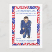 Auf meinen Knie Inspirationspostkarte Postkarte (Vorderseite)