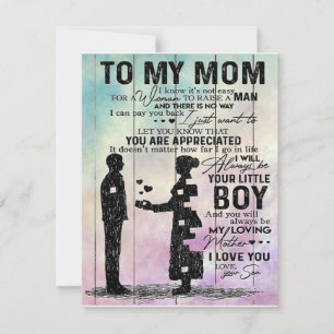 Auf meinen Mama-Brief, das beste Geschenk für Mama Einladung