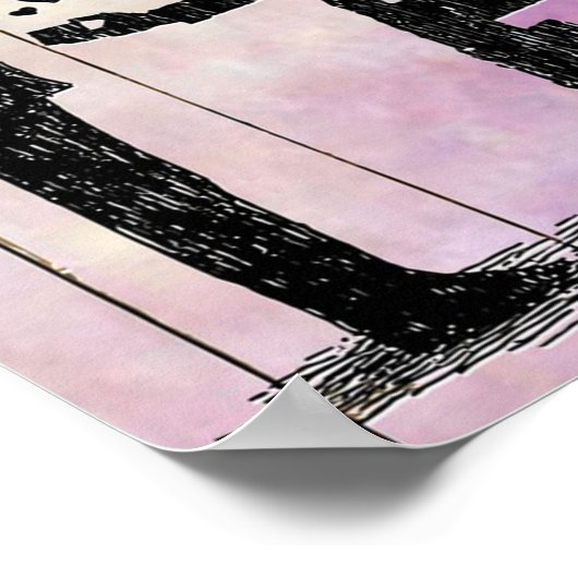 Auf meinen Mama-Brief, das beste Geschenk für Mama Poster (Ecke)