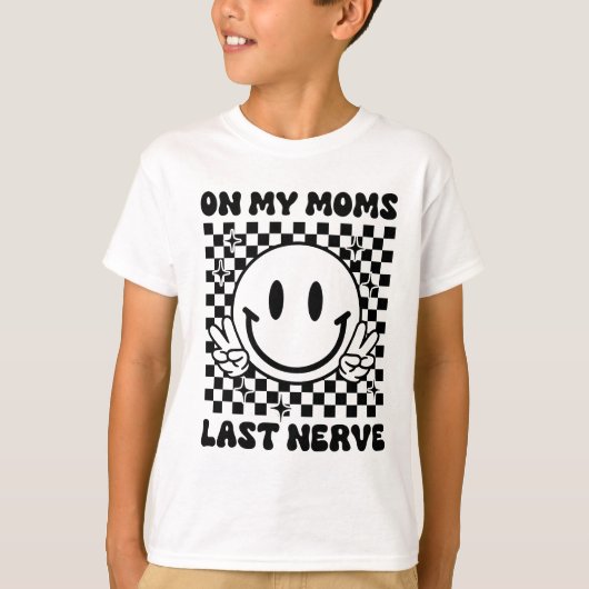 Auf meinen Mamas im letzten Nerv | Funny Kids T - T-Shirt (Vorderseite)