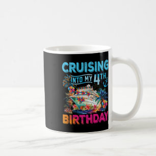 Auf meiner 4. Geburtstags-Kreuzfahrt Kaffeetasse