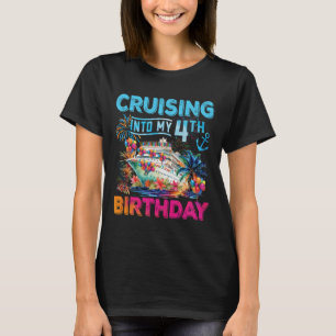 Auf meiner 4. Geburtstags-Kreuzfahrt T-Shirt
