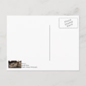 Auf Mommas Rücken danke Ihnen Postkarte (Rückseite)