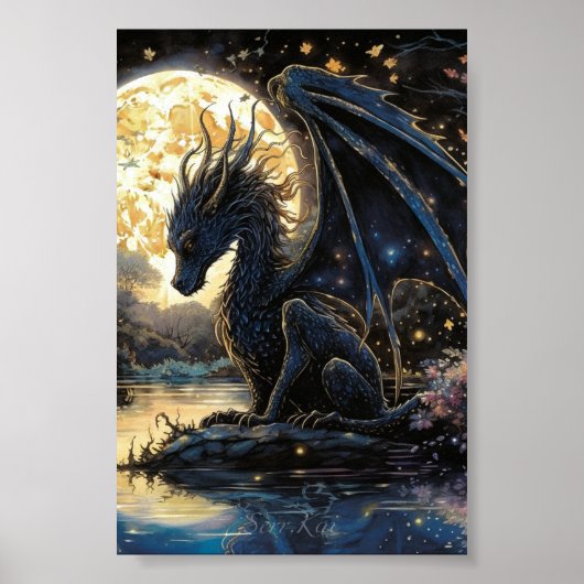 Auf Moonlit Ledge Print & Download Poster (Vorne)