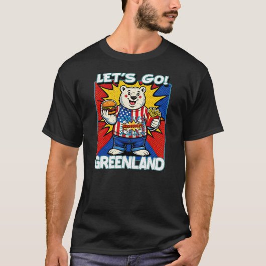 Auf nach Grönland T-Shirt (Vorderseite)