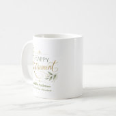 Auf Neue Abenteuer - Personalisierter Name Kaffeetasse (Vorderseite Links)