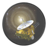 Auf neue Horizonte Interstellar-Raumfahrzeuge Eishockey Puck (Vorderseite)