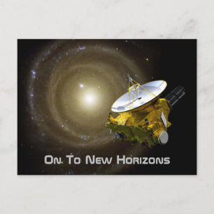 Auf neue Horizonte Interstellar-Raumfahrzeuge Postkarte