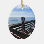 Auf Newport Pier, Newport Beach, Kalifornien Keramik Ornament (Rechts)