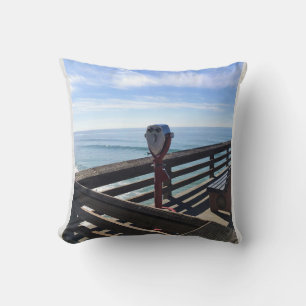 Auf Newport Pier, Newport Beach, Kalifornien Kissen