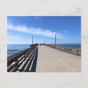 Auf Newport Pier, Newport Beach, Kalifornien Postkarte