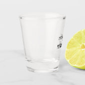 Auf Nirgendwo Eskaliert Sarkastischer Professionel Schnapsglas (Links)