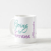 Auf Nirvana spirituelle Tasse individuell anpassba (Vorderseite Links)