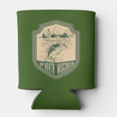 Auf Nordwisconsin Abzeichen Dosenkühler (Rückseite)