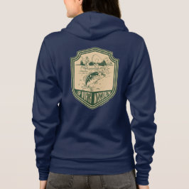Auf Nordwisconsin Abzeichen Hoodie